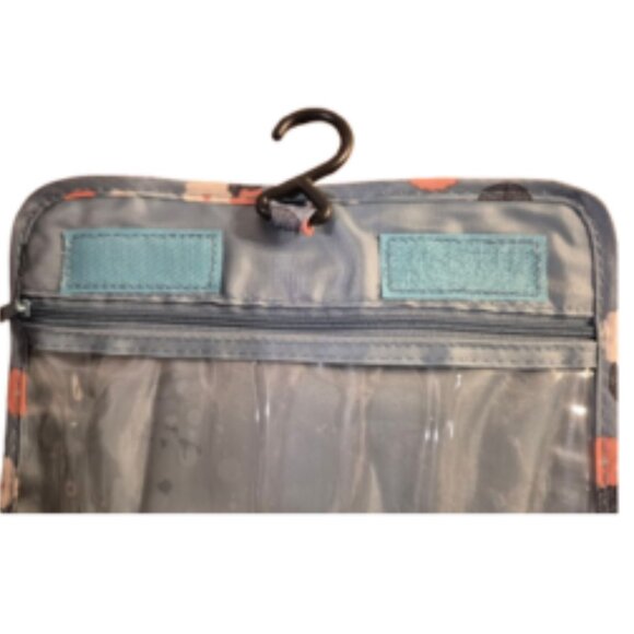 Travel Cosmetic Bag Hanging Fold Over Makeup Bag - Picture 7 of 8